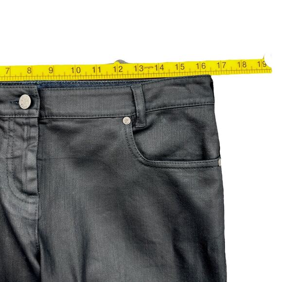 Dior Dark Grey Stretch Slim Fit Button Fly Ankle Zip Jeans Size 8 Made in Italy - Picture 7 of 9
